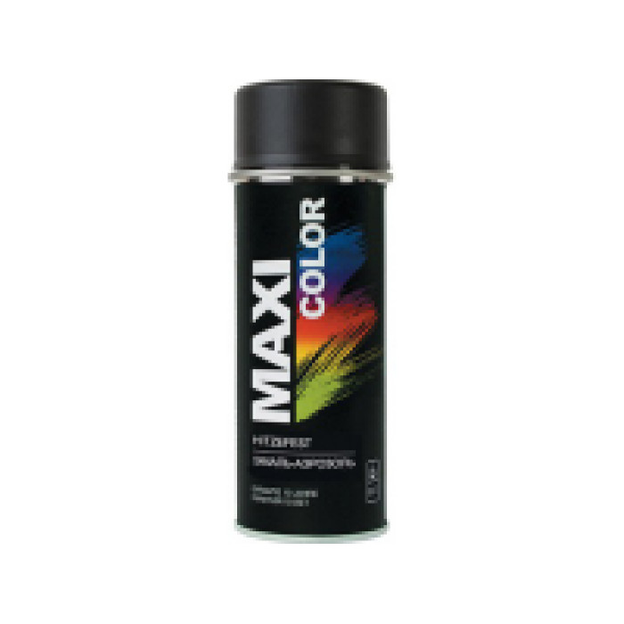 Глянсова фарба у балончику MAXI COLOR ral 9005, чорна