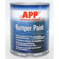Фарба структурна для бампера APP Bumper Paint 1л Сіра