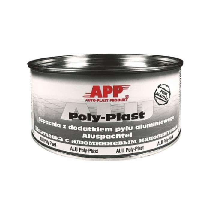 Купити Шпаклівка з алюмінієвою пудрою APP ALU POLY-PLAST 0,6 кг в Україні