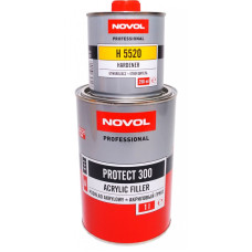 Грунт акриловий NOVOL PROTECT300 4+1, (1л.+затв.0,25л.) Сірий 