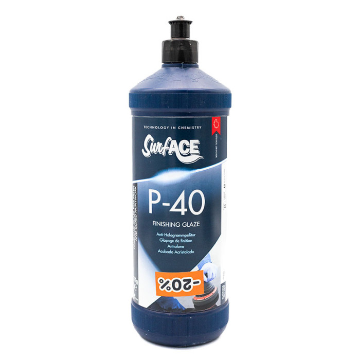 Купити Полірувальна доводочна паста (антиголограма) Ultimate Glaze Surf-ACE 1 л (48501) в Україні
