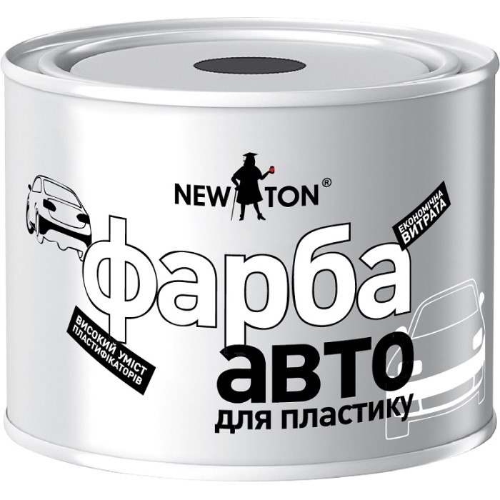 Купити Фарба структурна для бампера, антрацит, NewTon 450 мл.