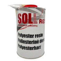 Смола поліефірна SOLL Resin 1кг + затв. (6 шт / уп)