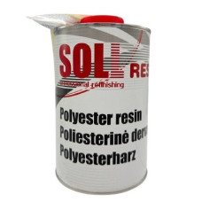 Смола поліефірна SOLL Resin 1кг + затв. (6 шт / уп)