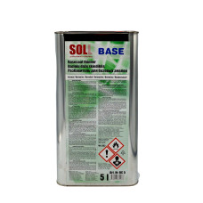 Розчинник до бази SOLL - Basecoat thinner 5л Ціна за 1 л. (12шт / уп)