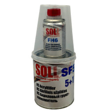 Грунт акриловий SOLL SF5 5+1 HS, (0,75л.+затв.0,15л.) Чорний