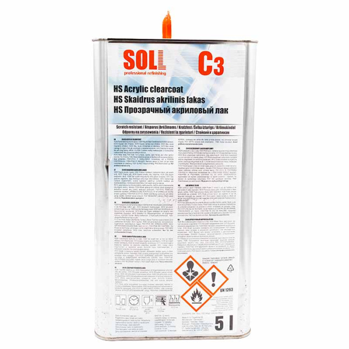 Купити Акриловий лак HS SOLL C3, 5 л в Україні