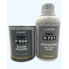 Грунт кислотний BODY 960 WASH PRIMER 1L бежевий+затвердник 960 ACTIVATOR 1л