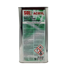 Розчинник акриловий SOLL Acrylic thinner 5л (12шт / уп) ціна за 1 літр