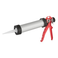 Пістолет для силікону, туба INTERTOOL HT-0025, 420/300 мл