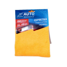 AUTO Assistance Серветка Універсальна 35X40 cм (синя,жовта,рожева,оранжева,сіра )
