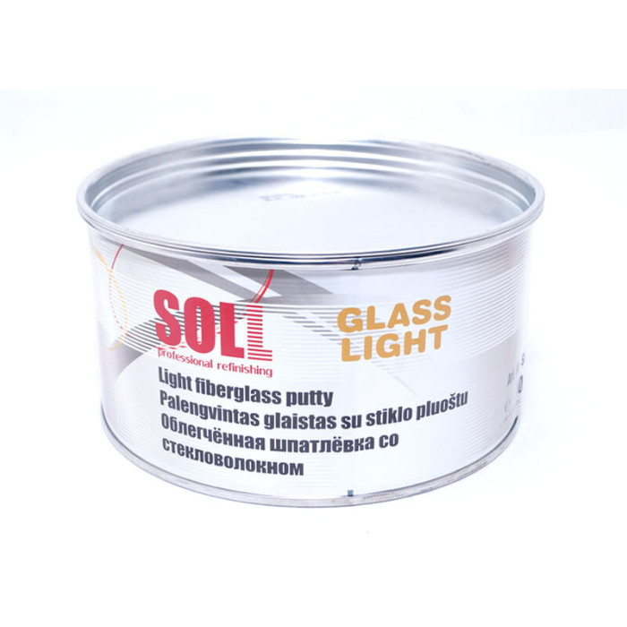 Купити Шпаклівка легка зі скловолокном SOLL Glass Light, 1л (арт. SG3 010L) в Україні