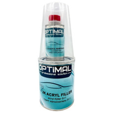 Ґрунт акриловий білий 0,8 л + відв. 0,16 л OPTIMAL 2K Acryfiller 5+1 HS (OPS-AF51W960)