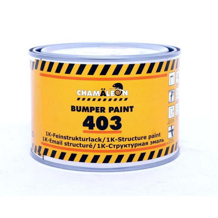 Купити Фарба для бампера структурна чорна CHAMALEON 403 Bumper Paint 0,5 л (арт. 14037) в Україні