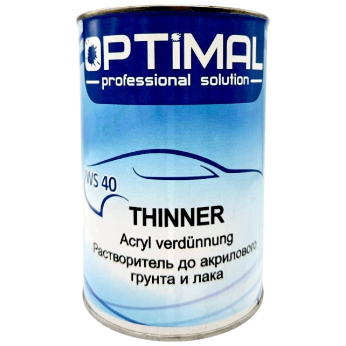 Розчинник для акрилових продуктів Optimal WS 40, 1 л