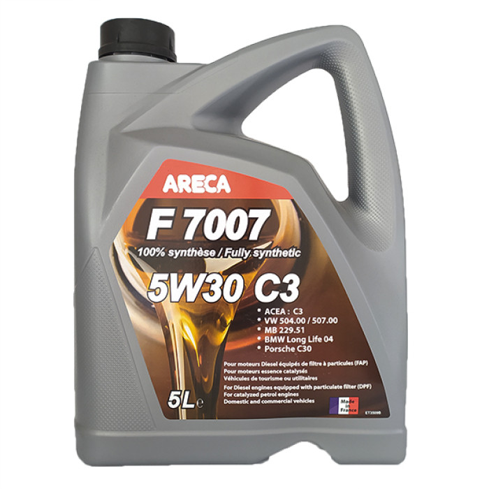 Купити Олія моторна Areca F7007 5W-30 C3 504/507, 5 л в Україні