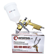 Пістолет фарбувальний INTERTOOL HVLP BRONZE PROF дюза 1.5мм