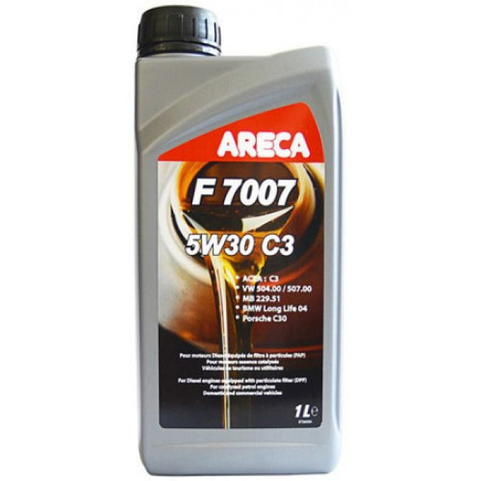 Купити Олія моторна 5w-30 F7007 C3 504/507 1л ARECA 025C000100 в Україні