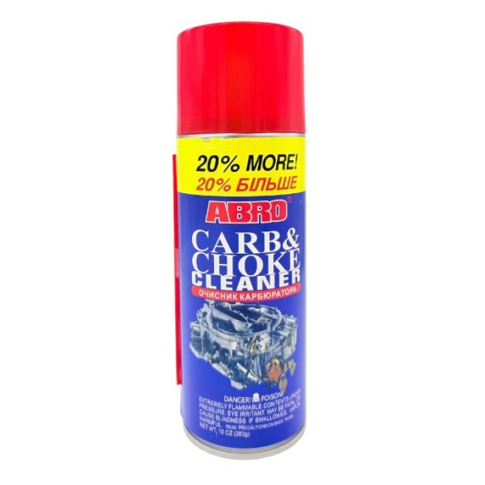 Купити Очисник карбюратора (аерозоль) ABRO Carb & Choke Cleaner CC-200-R 283 мл.