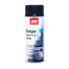 Фарба бамперна в аерозолі структурна APP Bumper paint 400мл Чорна