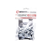 Заклепки алюмінієві INTERTOOL 4.8 * 12 мм 50шт \ уп