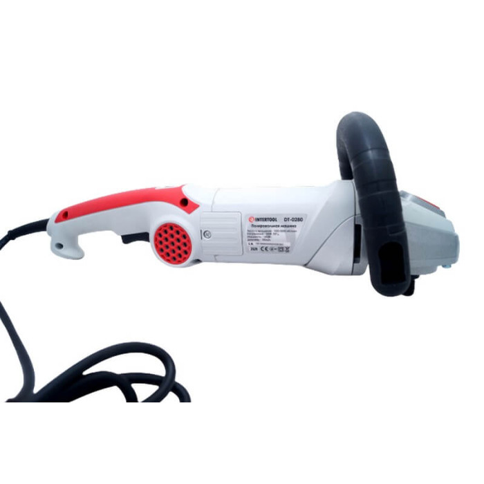 Купити Полірувальна машина INTERTOOL DT-0280, 1400Вт, 1000-3000 об/хв, 180мм в Україні