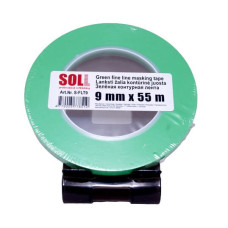 Малярна стрічка тонка SOLL 9 * 55м (для поділу кольора)