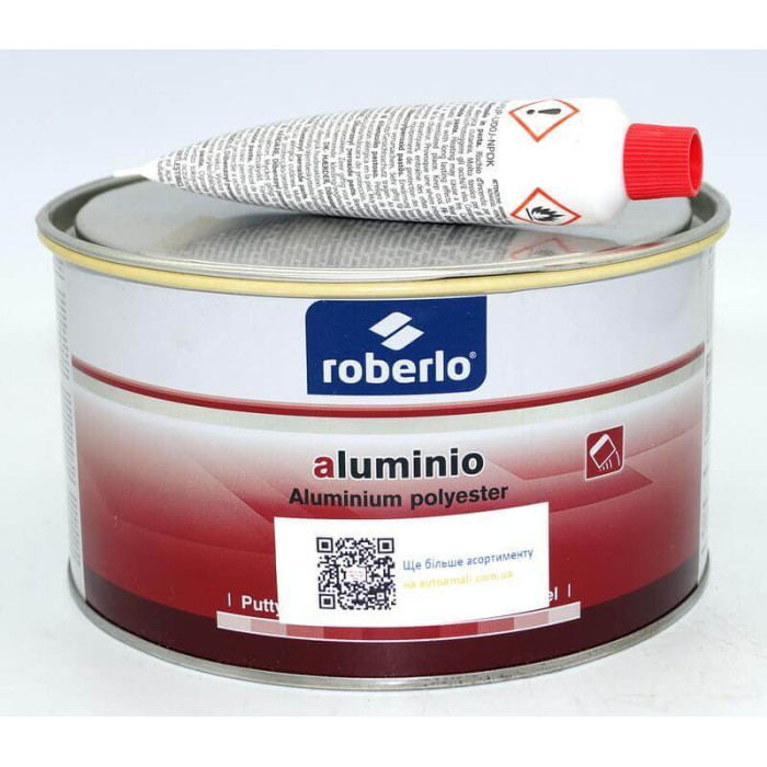 Придбати Шпаклівка з алюмінієвим порошком Roberlo Aluminio, 1.6кг (арт. 44507) в Україні