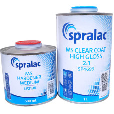 Лак підвищеного глянцю MS SPRALAC 1л + затв стандарт MS 0.5