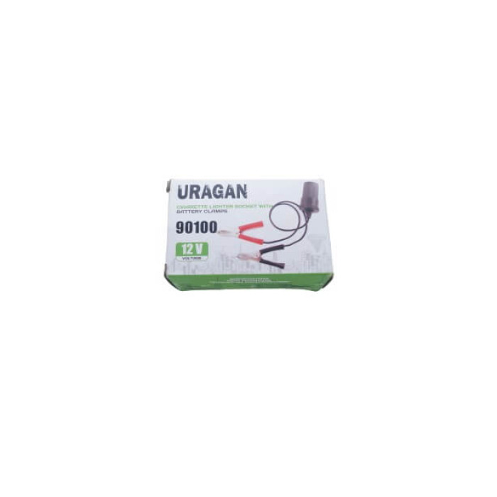 Купити Адаптер із затискачами 12V URAGAN (90100) в Україні
