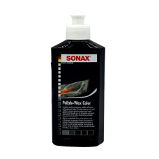 Поліроль тефлон з воском SONAX Polish + Wax 250ml (Чорна)