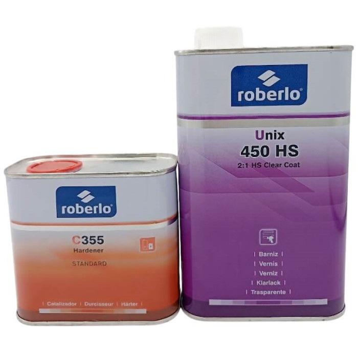 Акриловий прозорий лак UNIX 450 HS 1л.