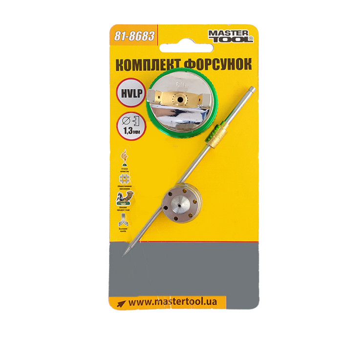 Купити Комплект форсунок MASTERTOOL HVLP 1.3мм (81-8683) в Україні