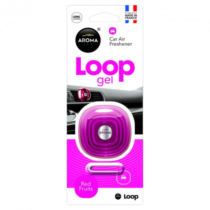 Ароматизатор Aroma Car Loop Gel Red Fruits Червоні фрукти 63115 в Україні.