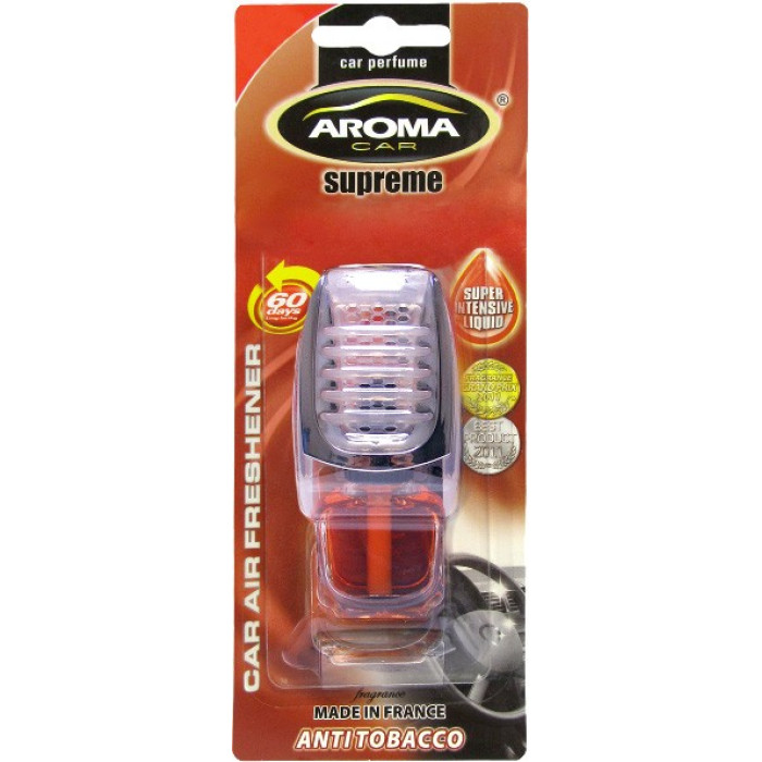 Купити Ароматизатор Aroma Car Supereme 8мл, anti tobacco 605/92049 в Україні