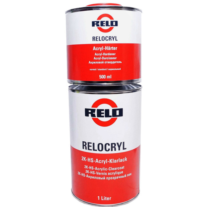 Купити Лак Clear HS Relocryl Mipa 1 л + відп. в комплекті в Україні