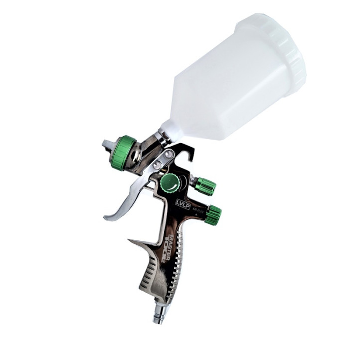 Купити Краскопульт пневматичний Mastertool LVLP Ø 1.3 мм 125-170 л/хв 600 мл (80-8801) в Україні