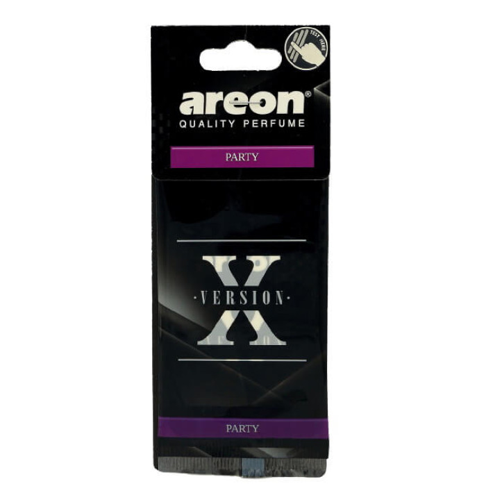Купити Освіжувач повітря AREON Х-Version лист з тестером Party (AXV01) в Україні
