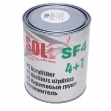 Грунт акриловий SOLL SF4 4+1 HS, (1л.+затв.0,25л.) Світло-сірий - мокрий по мокрому 