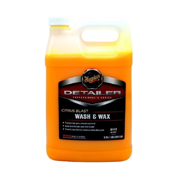 Купити Концентрат шампунь з воском карнаубу Meguiar's Detailer Citrus Blast Wash & Wax 3.79л (арт. D11301) в Україні