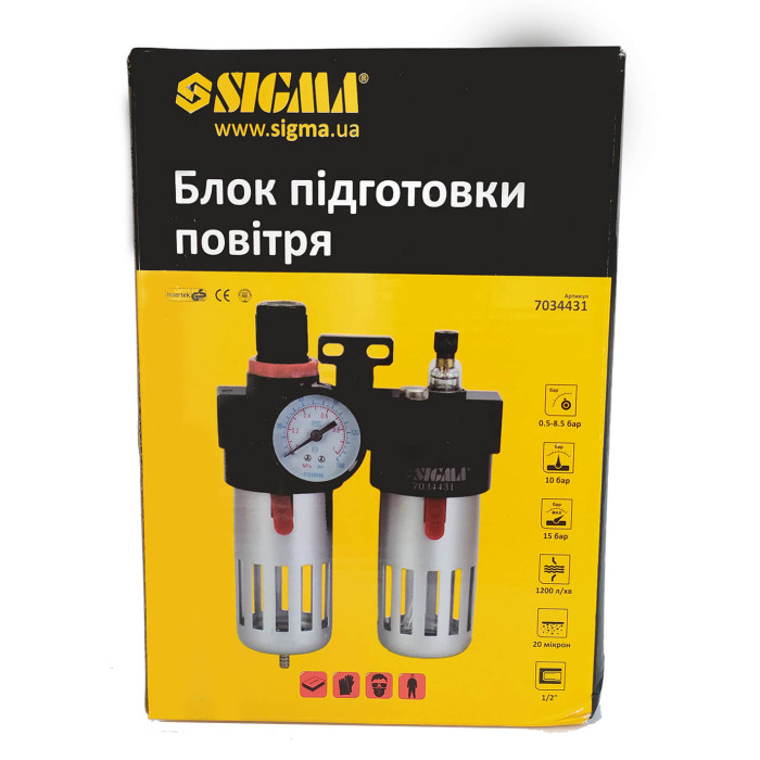 Купити Блок підготовки повітря у зборі 1200 л/хв 1/2