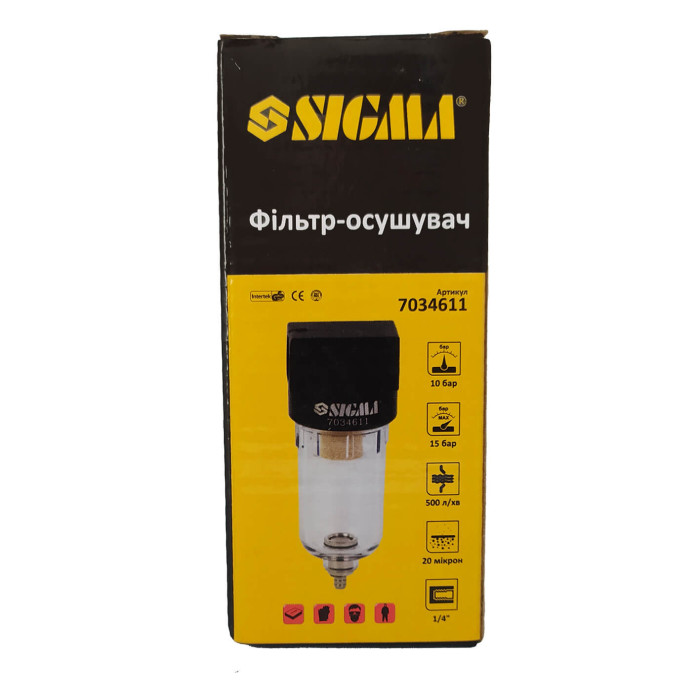 Купити Фільтр-вологовідділювач 500 л/хв 1/4