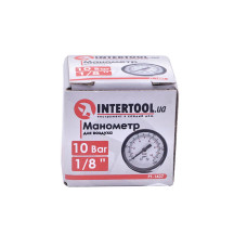 Манометр INTERTOOL 1/8