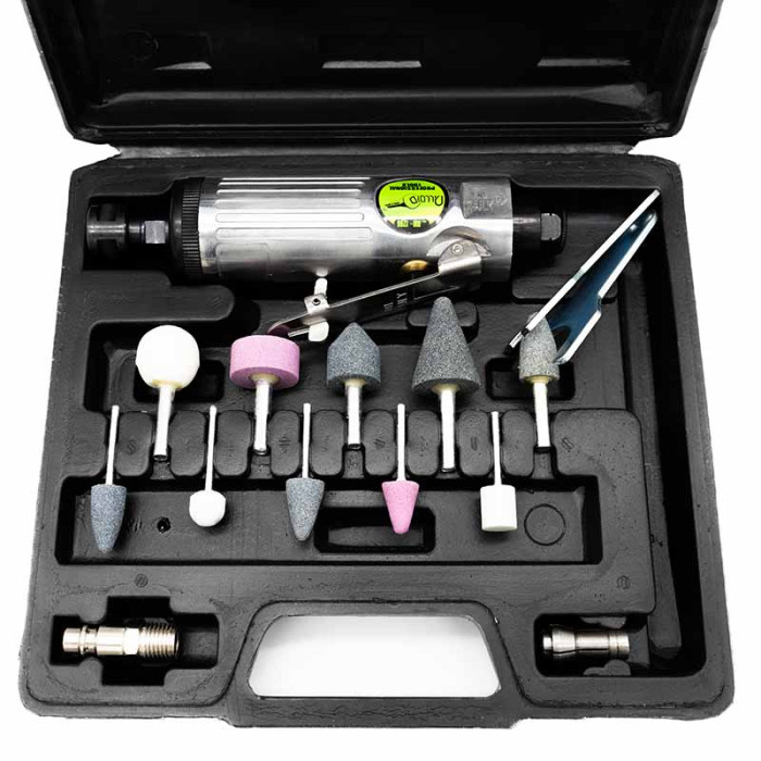 Купити Шліфмашинка пневматична з комплектом шаріжок GRINDER KIT Alloid ПШ-1206 в Україні