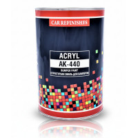 Фарба структурна для бампера CS System АК-440, чорна, 1л