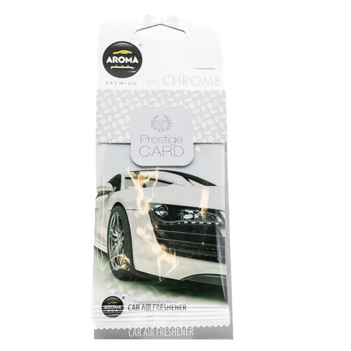 Ароматизатор в машину Aroma Car Prestige Card - CHROME в Україні.
