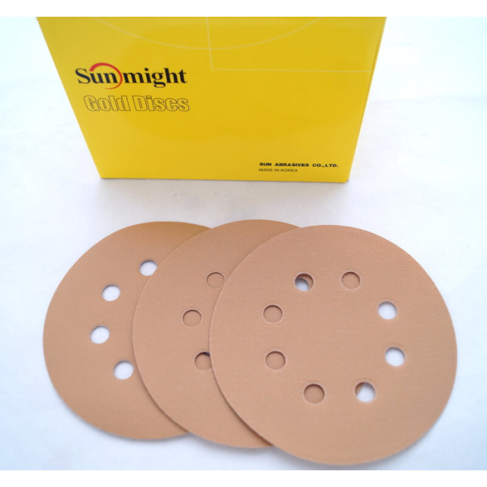 Купити Абразивні диски Sunmight Gold Discs d125 мм 8 отворів в Україні