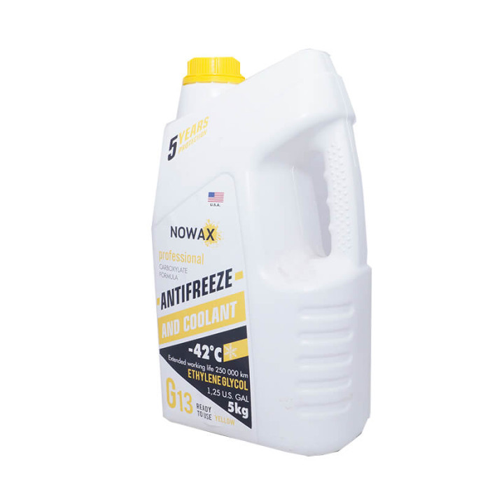 Купити Антифриз G13, жовтий -42°C, 5 л (NX05007) в Україні
