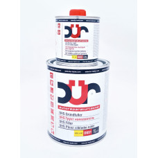 Грунт акриловий DUR D551 UHS 5+1 (1л.+затв.0,2л.) Чорний - Наповнювач
