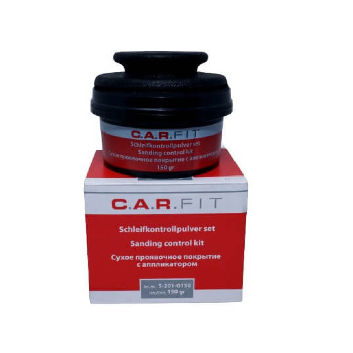 Купити Сухе проявальне покриття чорне з аплікатором CARFIT 5-201-0150 150г в Україні